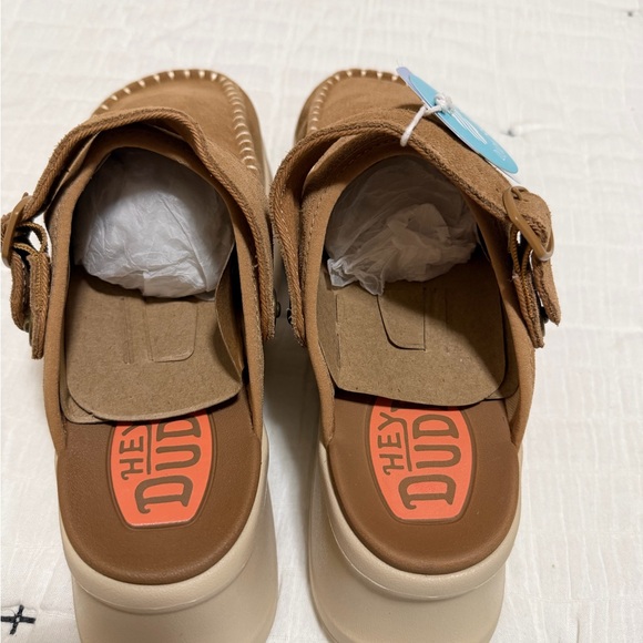 Hey Dude Tan Delray Clog Suede - Picture 3 of 5